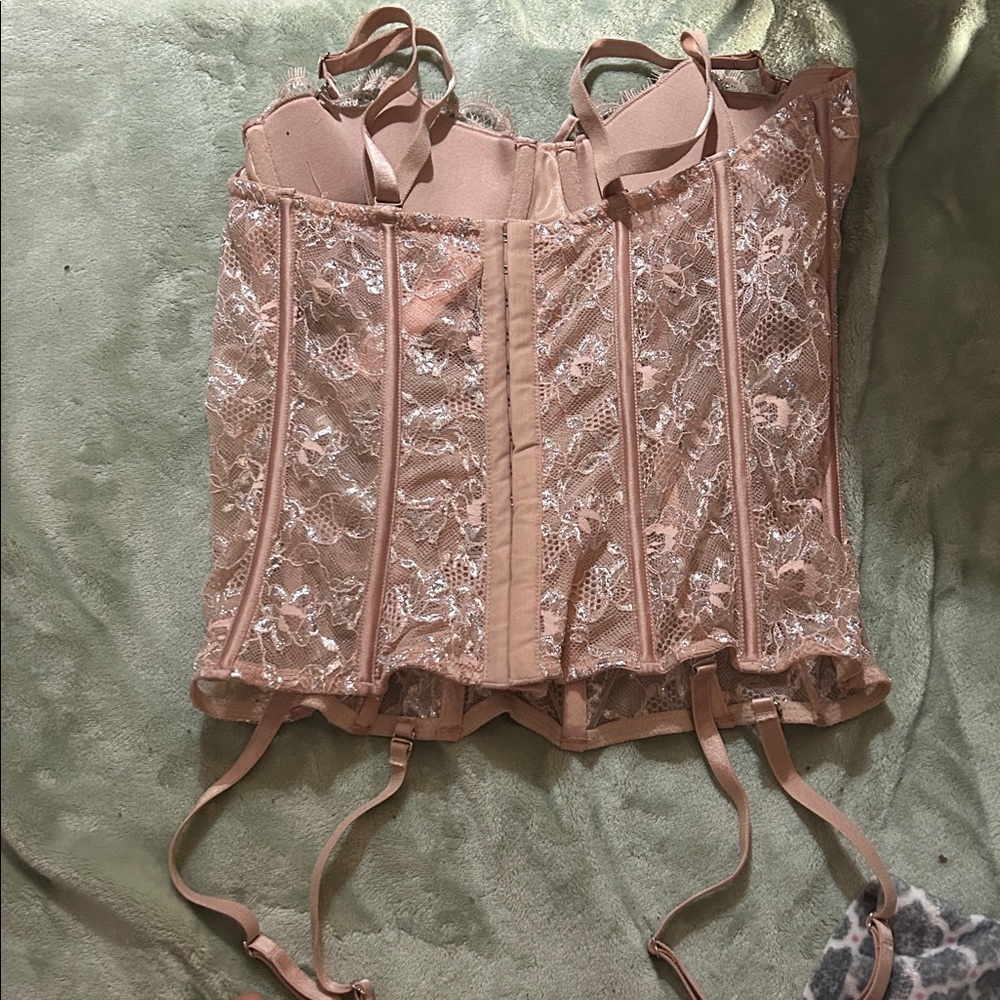 Victoria's Secret Pink Lace Corset - Picture 2 of 3